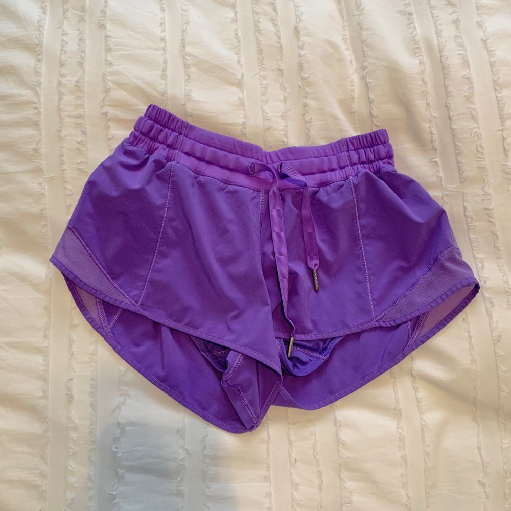 Lululemon Purple Hotty Hot Shorts 2.5”